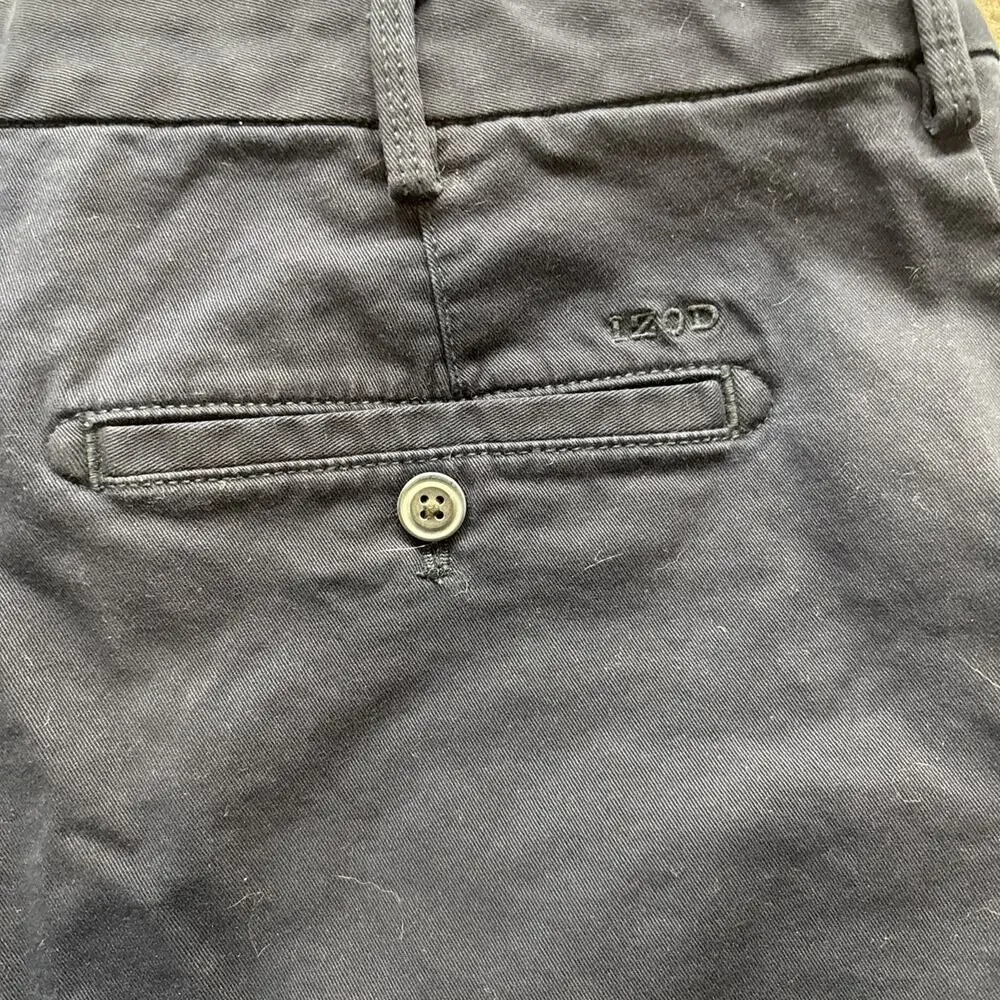 Izod Saltwater Shorts Stretch Men's 34 x 9.5 Beige